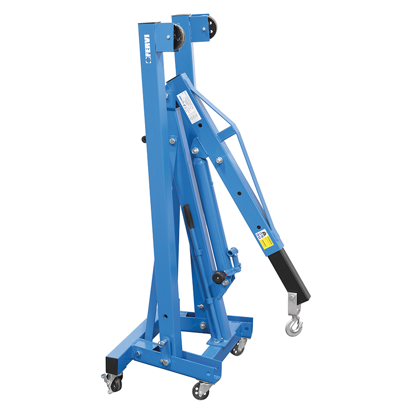 Hydraulic folding crane