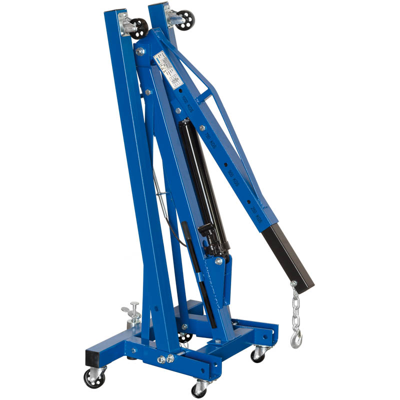 Hydraulic folding crane