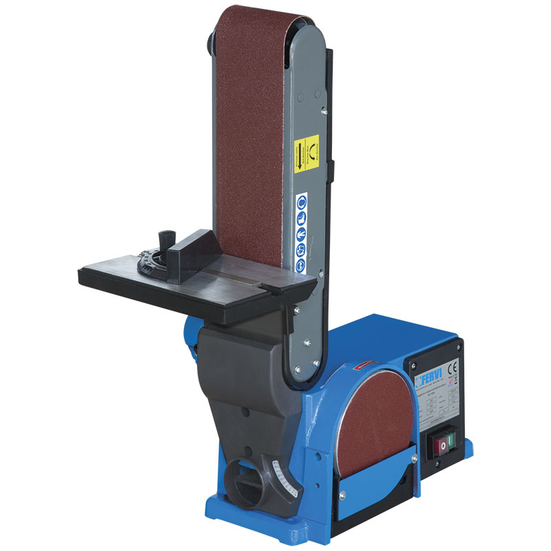 Tilting bench belt sander