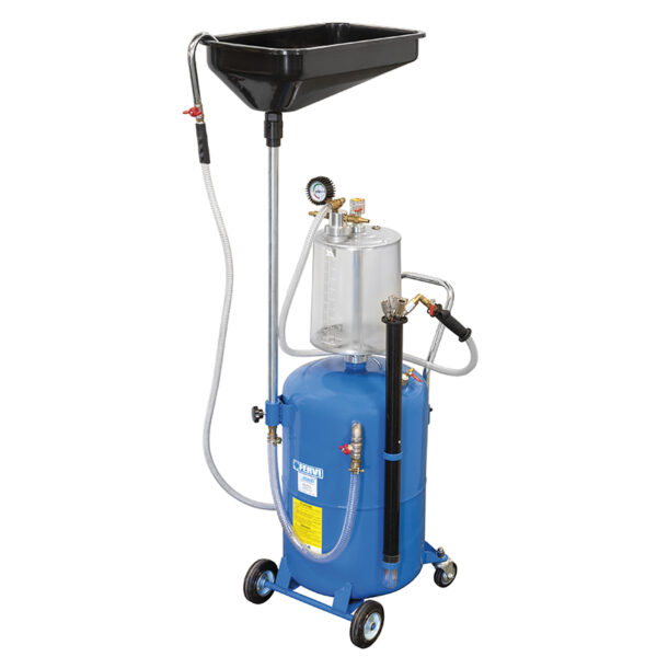 Pneumatic oil drainer