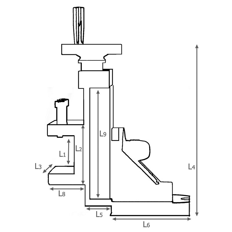 Lathe mill table universal device