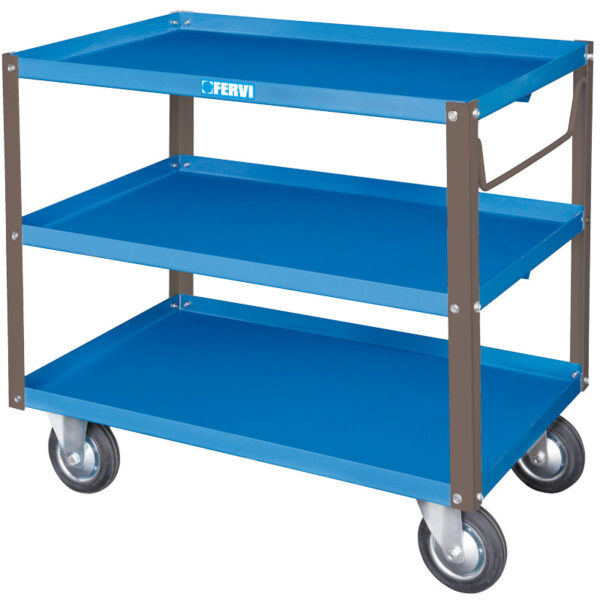 Three shelves trolley