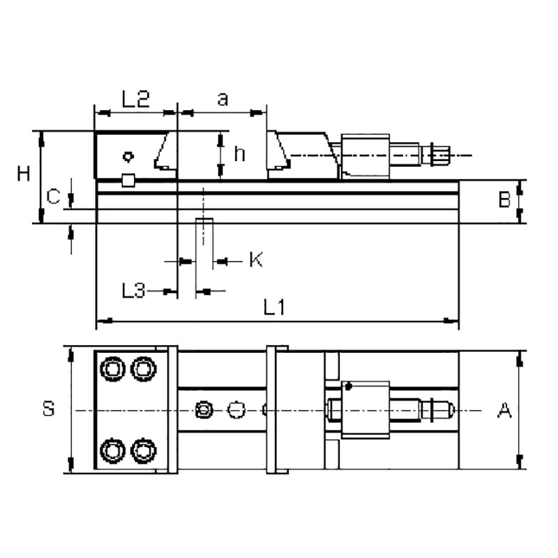 High precision modular vice