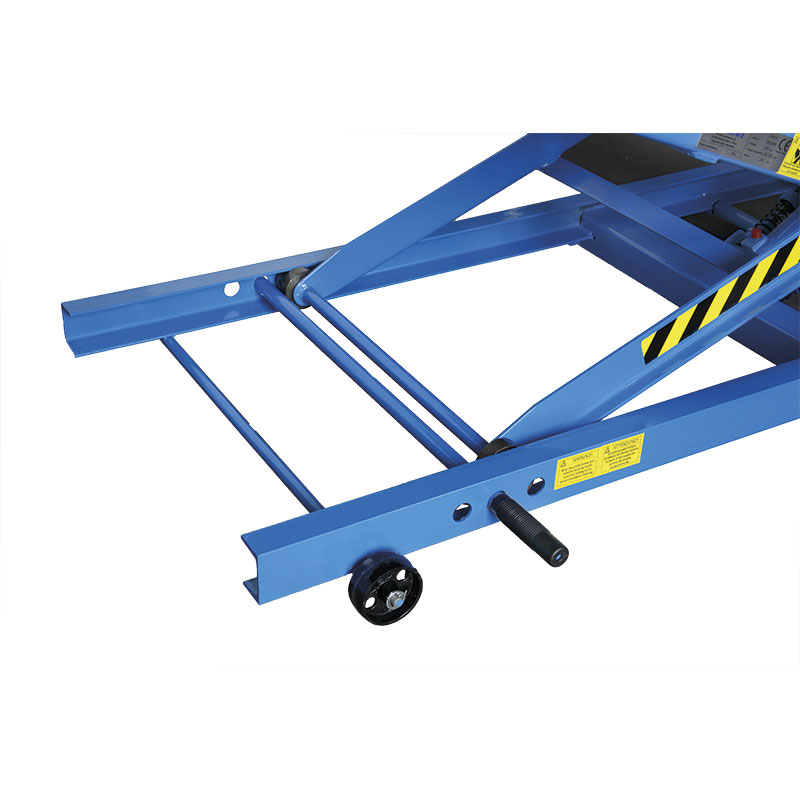 Hydraulic motorcycle lift table