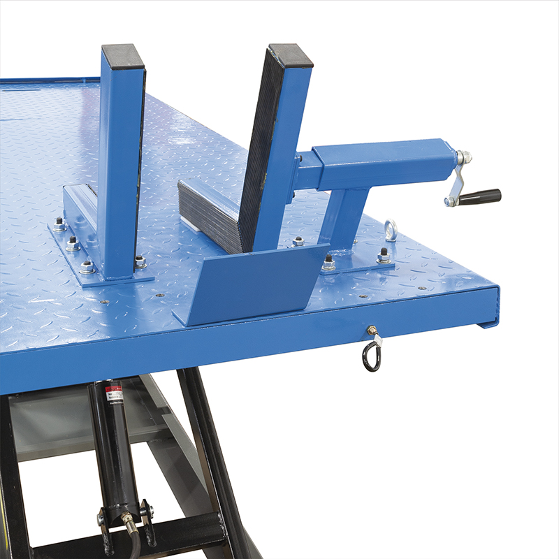 Electro-hydraulic motorcycle lift table