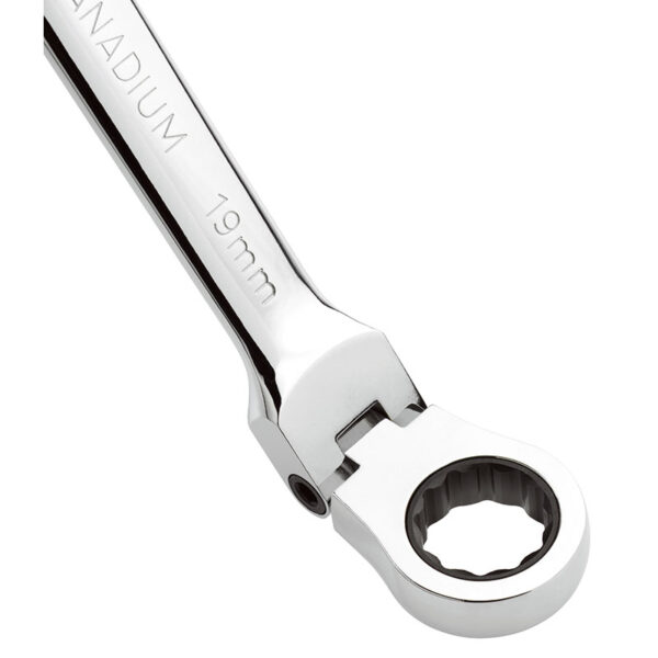 Ratchet flexible head combination spanner set - Image 3