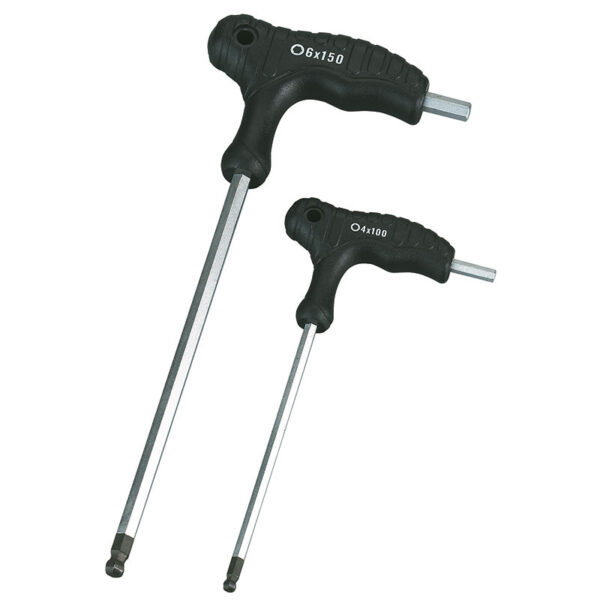 BALL POINT TWO WAY HEX KEY WITH ANATOMIC PLASTIC HANDLE