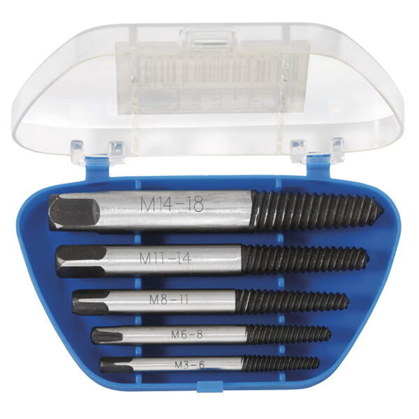 Screw extractor set