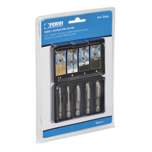 HSS SCREW EXTRACTOR SET