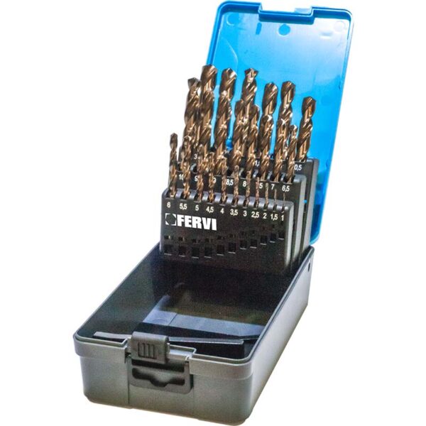 Cobalt twist drill set