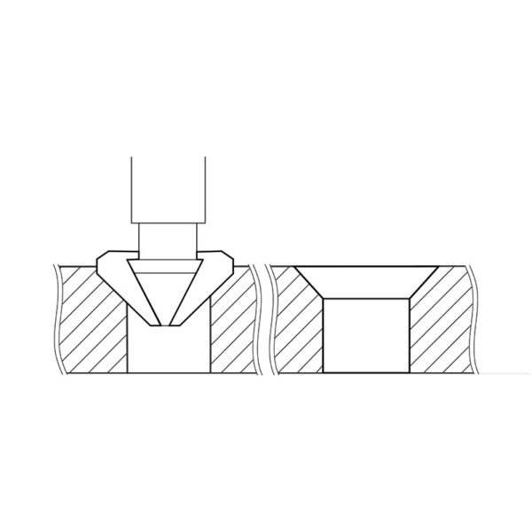 90° three flutes countersink set - Image 2